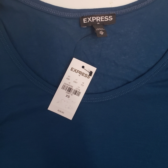 NWT Express Cold Shoulder Blouse - Picture 2 of 2